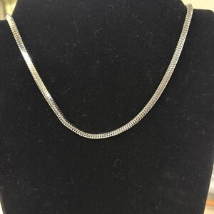 Wide/Thick Silver Necklace